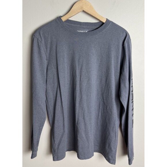 Carhartt Other - Carhartt Loose Fit Long Sleeve Shirt Blue Size Medium Cotton Blend Men’s